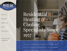 Tablet Screenshot of overlakeheating.com